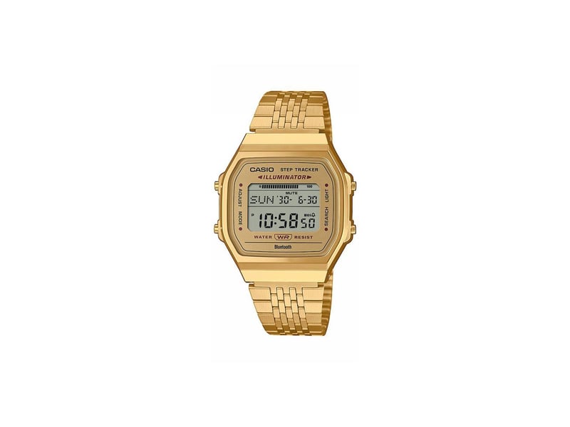  Montre connectée casio vintage abl-100weg-9aef dorée bluetooth bracelet métal CAS1730999447171 - Conforama A