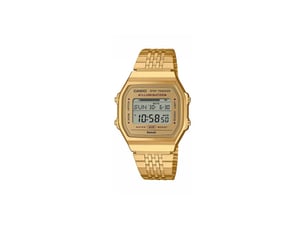 Montre connectée casio vintage abl-100weg-9aef dorée bluetooth bracelet métal