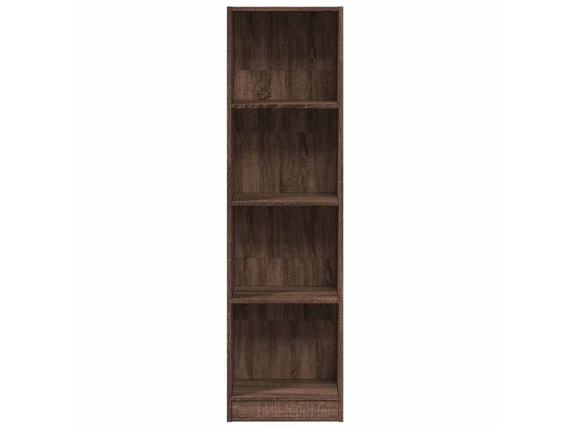  Bibliothèque, étagère de rangement chêne marron 40x24x143 cm bois d'ingénierie  - Conforama D
