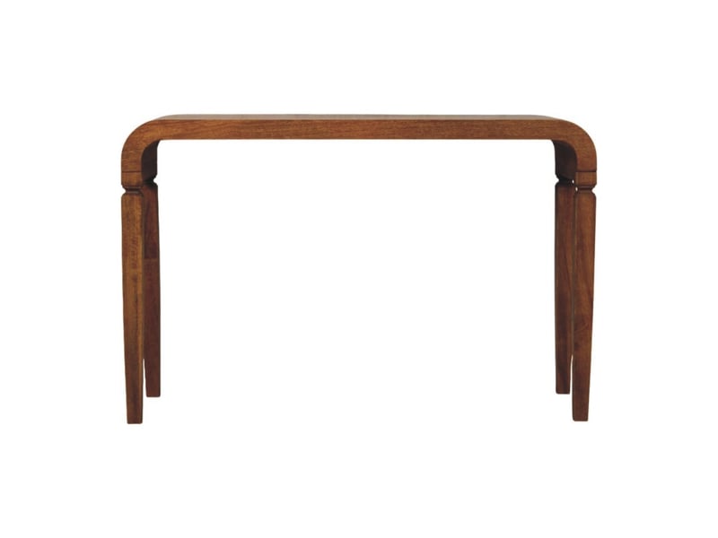  Artisan furniture bois massif console arcus, marron  - Conforama A
