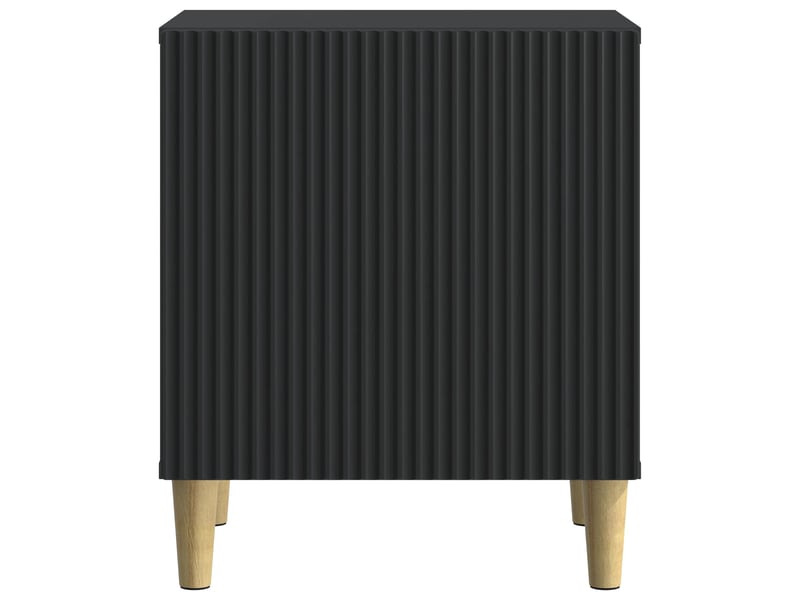  Table de chevet - cabinet de chevet - table de nuit noir 43 x 34,5 x 50 cm bois d'ingénierie  - Conforama D
