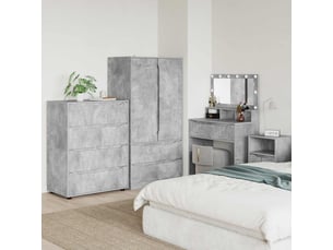 Armoire <strong></strong> <strong></strong> coloris gris largeur 80 cm