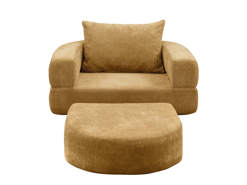 Canapé convertible, canapé-lit, format compressé, pliable, mobilier pour espace de vie, pour salon et séjour - Conforama E