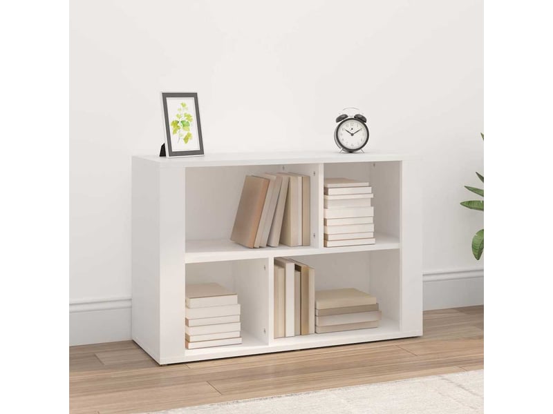  Buffet - bahut - meuble de rangement blanc 80x30x54 cm bois d'ingénierie  - Conforama B