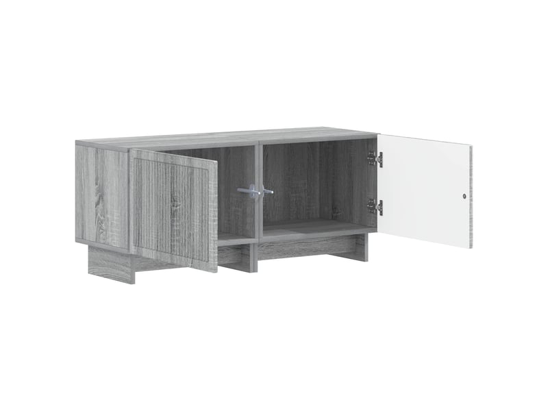  Meuble tv - banc tv - meuble de rangement sonoma gris bois d'ingénierie  - Conforama C