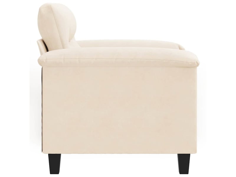  Fauteuil de canapé, chaise de canapé beige 60 cm tissu microfibre cf22425  - Conforama E