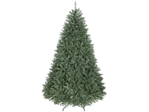 Sapin de noël artificiel 210 cm, arbre de noël réaliste avec 2641 pointes de branche articulée, support en métal, vert