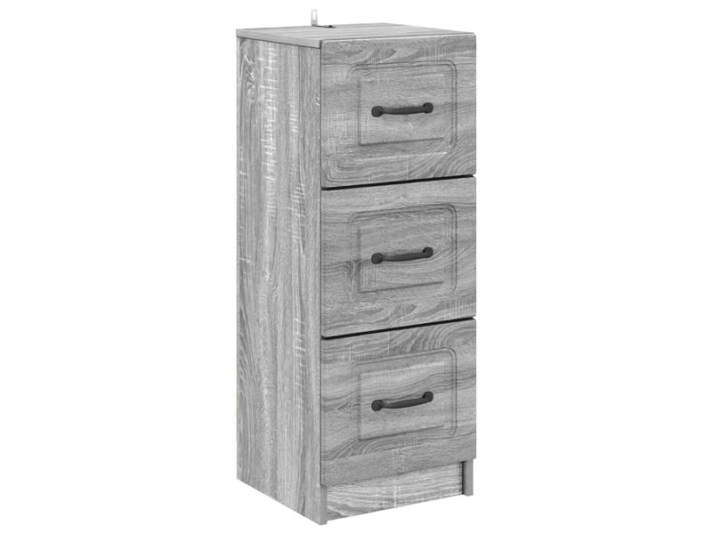  Armoire de rangement bureau, armoire à tiroirs sonoma gris 33 x 34,5 x 87 cm  - Conforama A