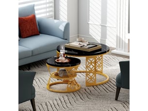 Table basse coloris noir <strong></strong> <strong></strong>