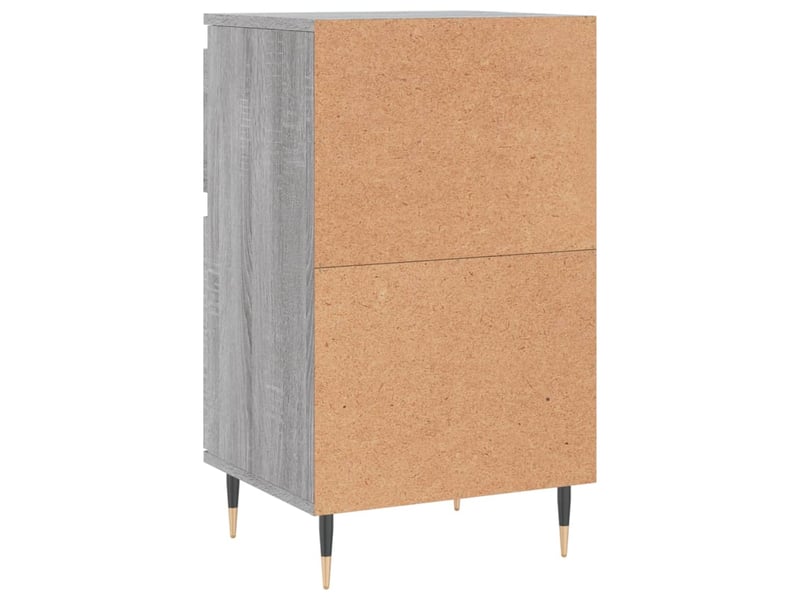  Buffet - bahut - meuble de rangement sonoma gris 40x35x70 cm bois d'ingénierie  - Conforama E