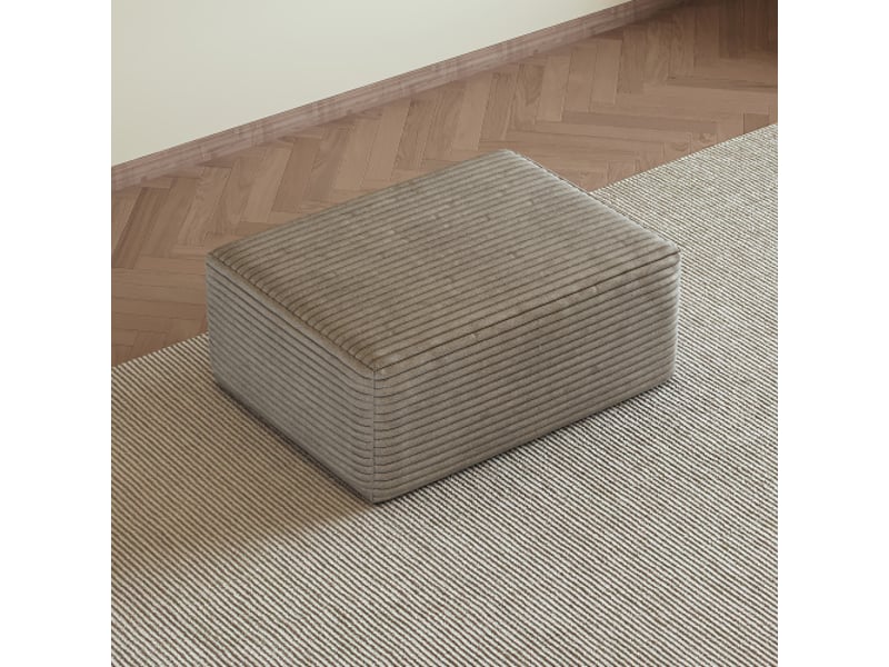  Ottoman y165 – pouf d'appoint camel, élégant et moderne  - Conforama D