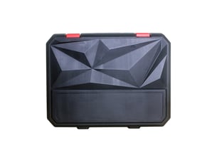 Boîte à outils 45.5x35.5x8.9 cm, ensemble de 238 pièces avec serrure, métal, noir et rouge