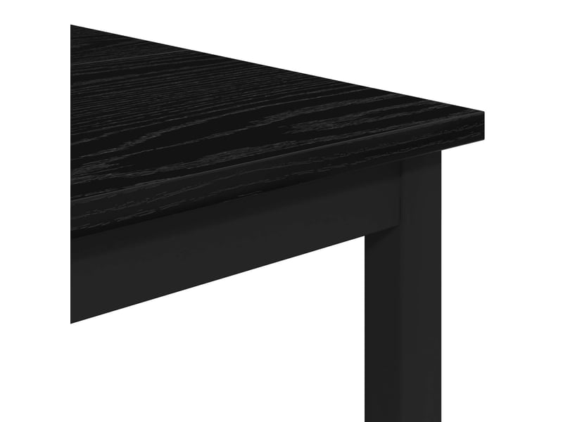  Lot de 2 tabouret de bar, chaise de bar chêne noir 40x32x64 cm shl55059  - Conforama D