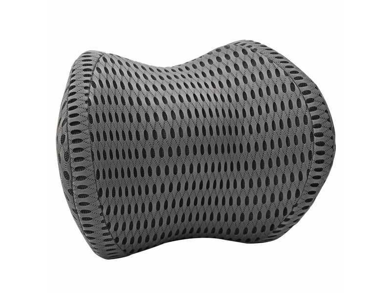  Oreiller, coussin cervical gris mousse à mémoire de forme 31 x 22 x 13 cm cf51354  - Conforama C