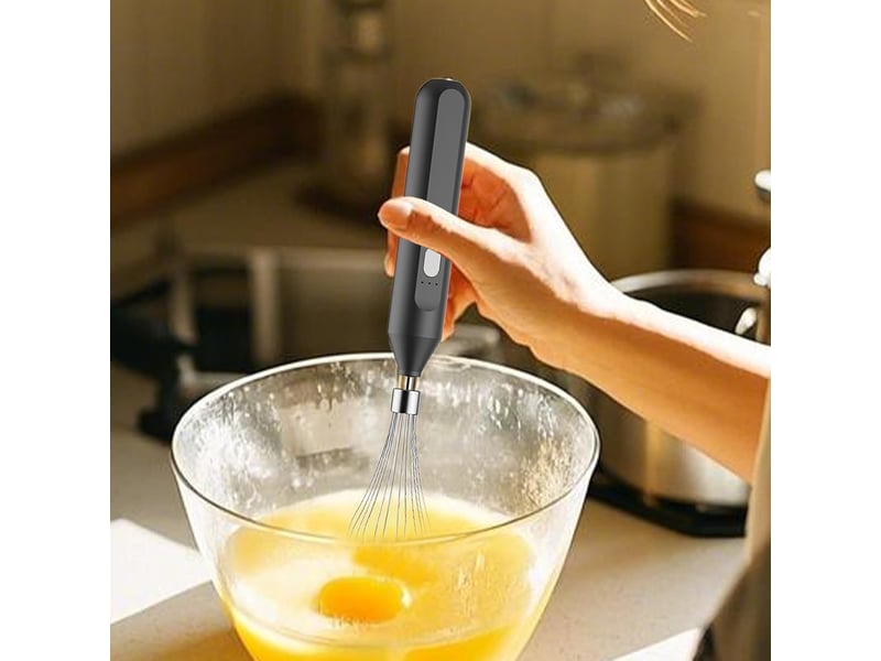 Batteur à œuf électrique – café à main frother mixeur à café usb à 3 vitesses batterie de grande capacité de 800 mah intégrée, agitateur automati no - Conforama E