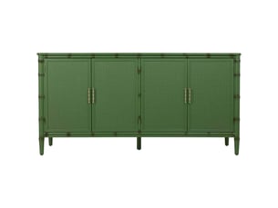 Buffet en bois vert 178,5x45,5x89 cm h
