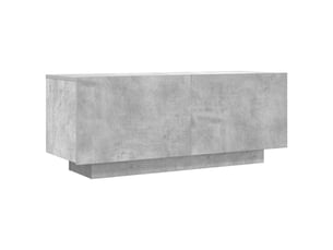 Meuble tv coloris gris 100 cm <strong></strong>  <strong></strong>
