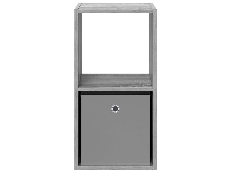 Table de chevet - cabinet de chevet - table de nuit gris sonoma 35 x 32 x 68,5 cm bois d'ingénierie - Conforama E