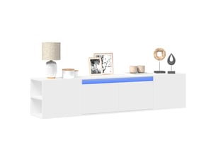 Meuble tv coloris blanc 180 cm <strong></strong> <strong></strong>