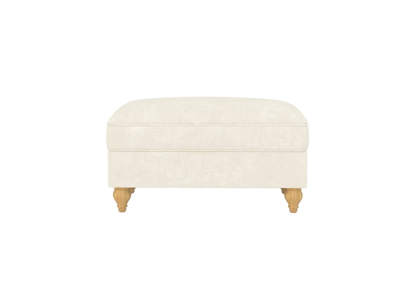  Tabouret windsor chenille - blanc SF20250034004 - Conforama A