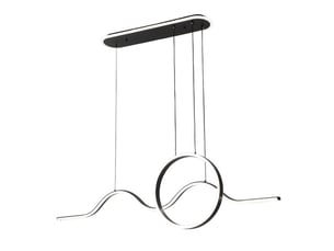 Fabrilamp year, suspension, moderne, led, 177 w, 15756 lm, 3000-4000-6000 k, noir, 50-118.5 x 120 x 15 cm