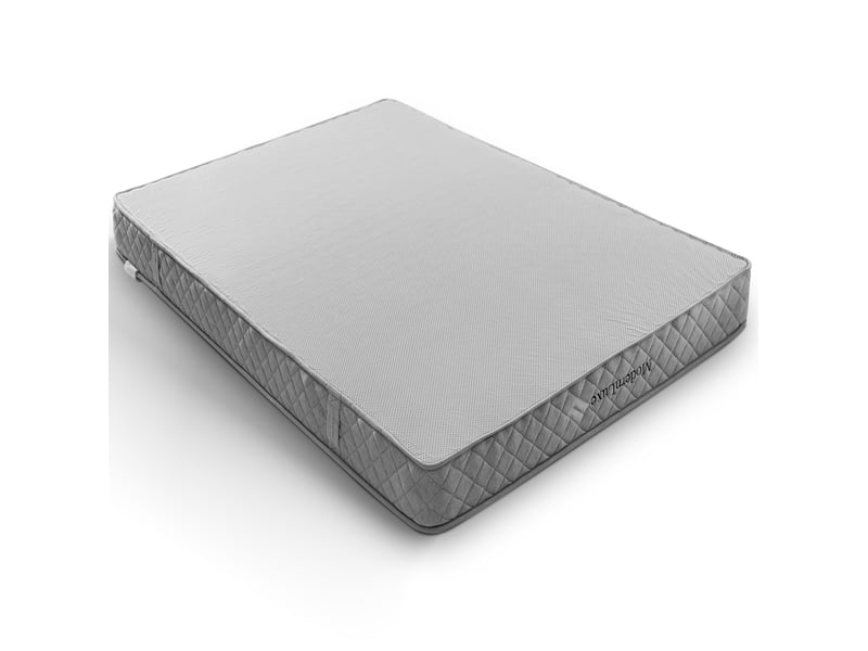  Lit adulte double 140x200 cm en velours vert foncé avec sommier à lattes et matelas  - Conforama R