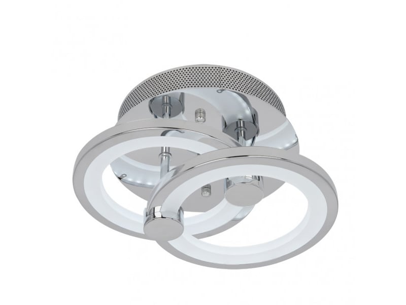  Fabrilamp sydney, plafonnier, moderne, led, 32 w, 4160 lm, 3000-4000-6500 k, chromé, 14 x 30 x 20 cm 155982020 - Conforama A