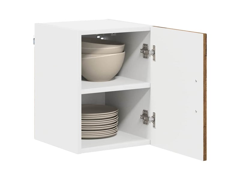  Meuble mural de cuisine | armoire de cuisine bois ancien 30x31x40cm  - Conforama C