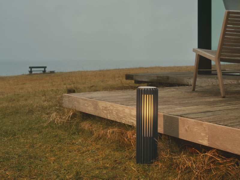  Potelet luminaire aludra 45 aluminium seaside anthracite h. 45,4 ip44 nordlux-extérieur 2118028250 - Conforama B