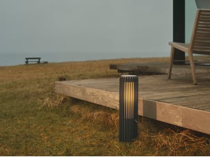 Potelet luminaire aludra 45 aluminium seaside anthracite h. 45,4 ip44 nordlux-extérieur