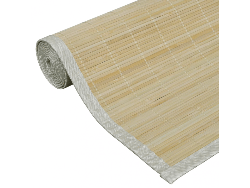  Tapis rectangulaire en bambou naturel 80 x 200 cm - comfortxl 241332 - Conforama E