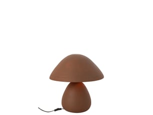 Lampe à poser en céramique quinn 50cm marron