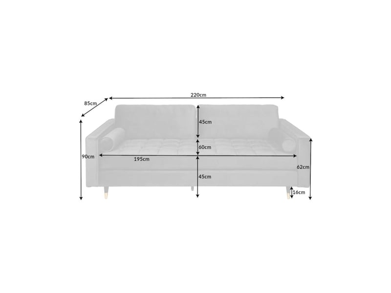 Canapé d'angle réversible koliri gris – canapé design en velours capitonné avec pouf assorti - Conforama C