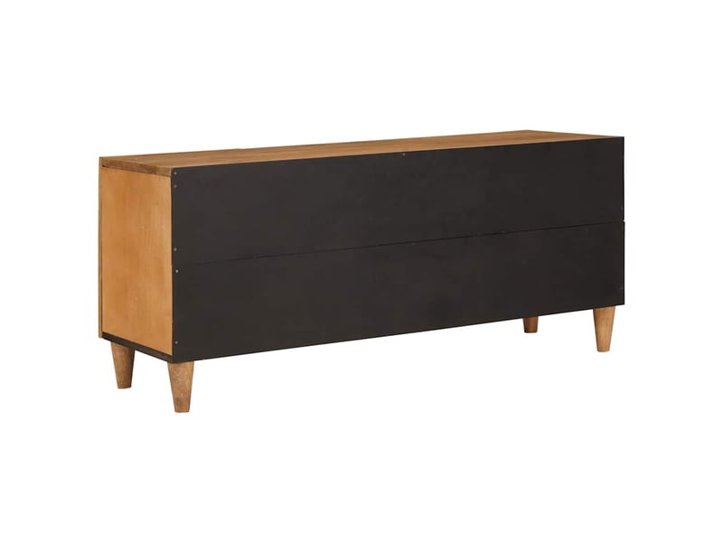  Meuble tv - unites tv marron clair 105 x 33 x 46 cm bois d'ingénierie  - Conforama E