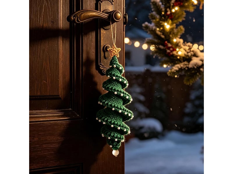  Lot de 2 kits diy crochet bonhomme de neige en spirale – pour débutants, ornements de noël à réaliser soi-même-style 3  - Conforama E