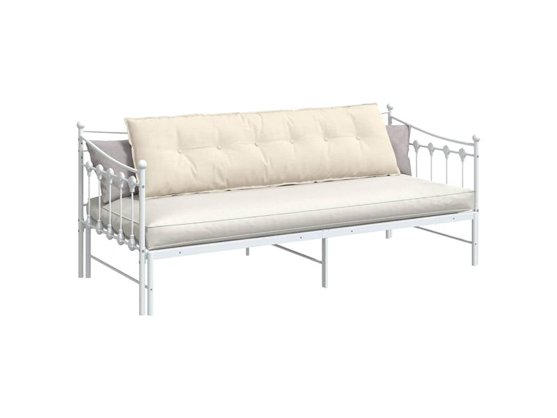  Coussin de dos, coussin de dossier crème 180 x 50 cm tissu en velours côtelé cf54625  - Conforama C