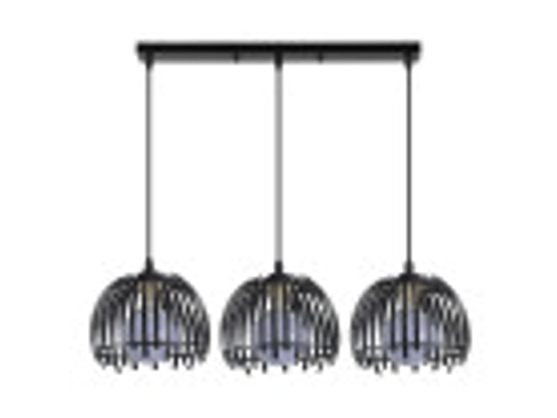  Fabrilamp latina, réglette, moderne, 3 x e27, noir, 35-90 x 74 x 20 cm 224593009 - Conforama B