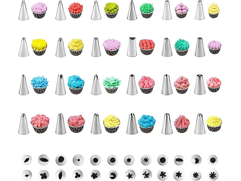  Douille patisserie poches à douille 34 pcs,kit patisserie, accessoire et ustensiles à pâtisserie  - Conforama B