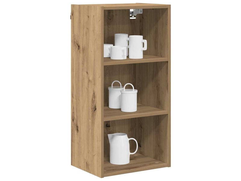 Meuble de rangement cuisine, armoire suspendue chêne artisanal 40x29,5x80cm  - Conforama C