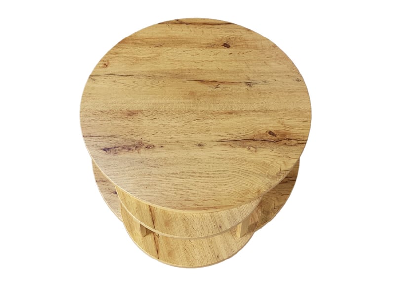  Table basse 85.2x45.2 - sogeu - table basse salon,table basse compartiment rotatif à 360° pour salon chambre  - Conforama D