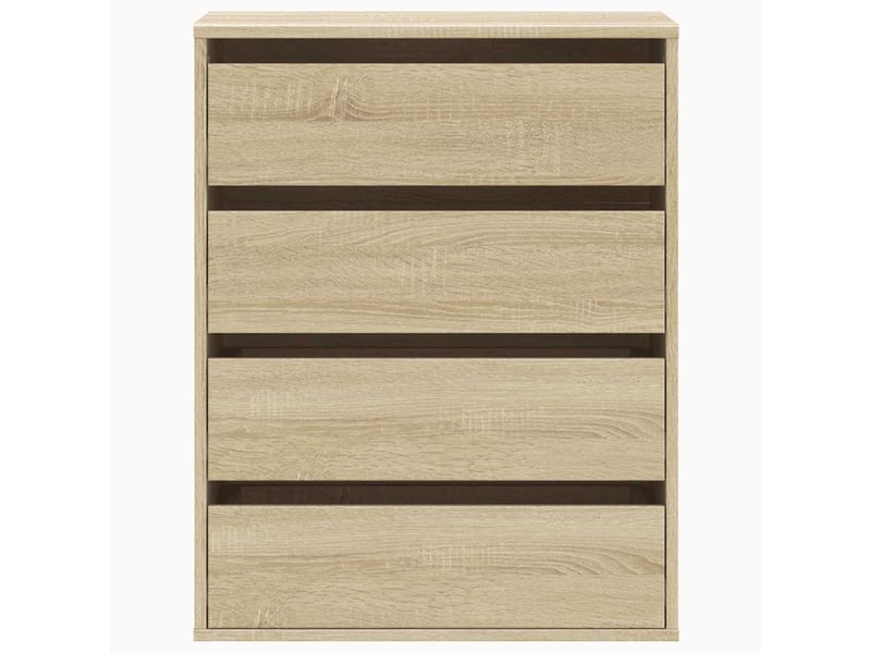  Commode chambre adulte, commode d'angle chêne sonoma 60x41x76 cm bois d'ingénierie  - Conforama D