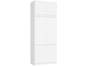 Armoire 6 porte(s)   0 tiroir(s) AKORD  coloris blanc largeur 90 cm
