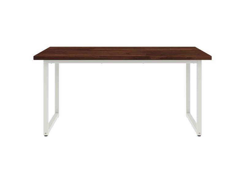Table à manger, table de salle à manger carrée 160x70x75 cm bois d'acacia massif shl5515 - Conforama D