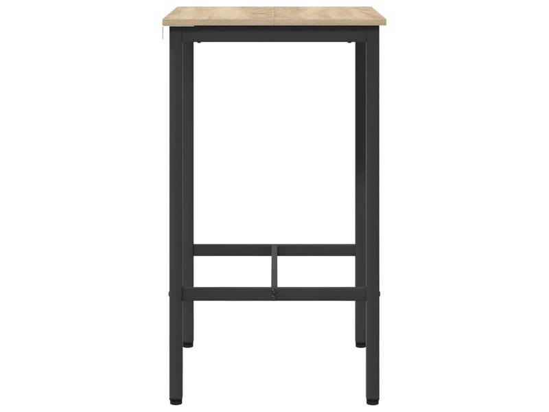  Vidaxl table de bar 52 x 52 x 90 cm bois d'ingénierie chêne sonoma  - Conforama E