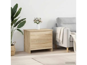 Coffre de rangement avec stockage chêne sonoma 60x40x50 cm