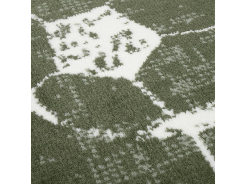 Tapis 120 x 170 cm lyn1 foot, motif terrain de football vert et blanc, design ludique et sportif - Conforama E