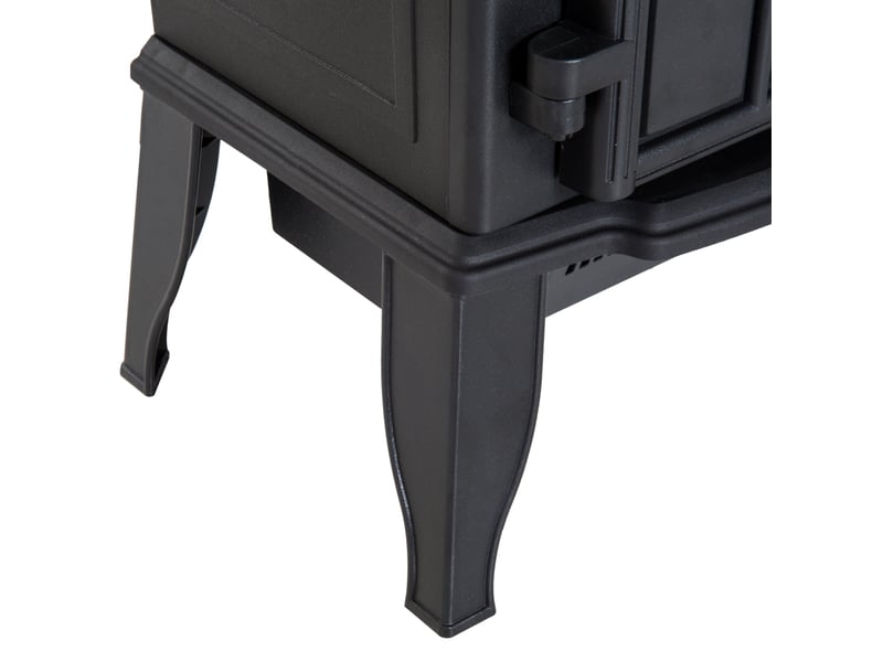  Cheminée électrique 39x23x56,5 cm led réglable métal noire  - Conforama C