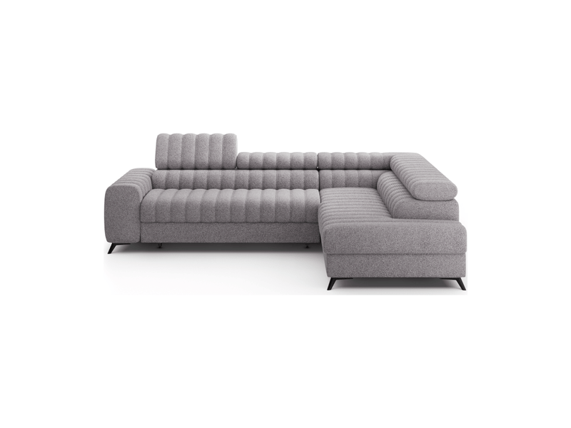 Canapé d'angle collection kanedojo coloris gris - Conforama A
