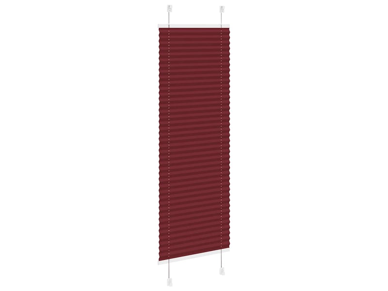 Store plissé, store de fenêtre rouge bordeaux 45x150 cm largeur du tissu 44,4 cm cf47037 - Conforama D