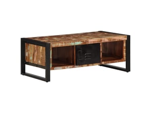 Table basse rectangulaire coloris multicolore  